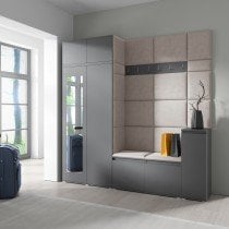 PKMebel - Komplet za hodnik Emi 26 - grafit