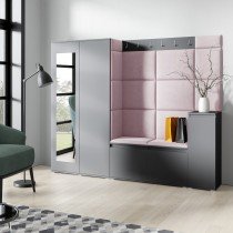 PKMebel - Komplet za hodnik Emi 27 - grafit