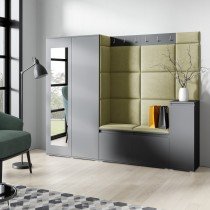 PKMebel - Komplet za hodnik Emi 27 - grafit