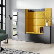 PKMebel - Komplet za hodnik Emi 27 - grafit