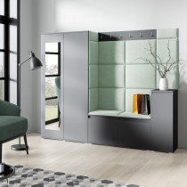 PKMebel - Komplet za hodnik Emi 27 - grafit