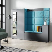 PKMebel - Komplet za hodnik Emi 27 - grafit