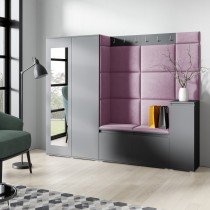 PKMebel - Komplet za hodnik Emi 27 - grafit