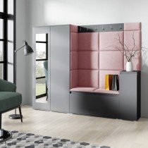 PKMebel - Komplet za hodnik Emi 27 - grafit