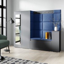 PKMebel - Komplet za hodnik Emi 27 - grafit