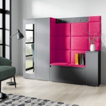 PKMebel - Komplet za hodnik Emi 27 - grafit