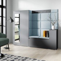 PKMebel - Komplet za hodnik Emi 27 - grafit