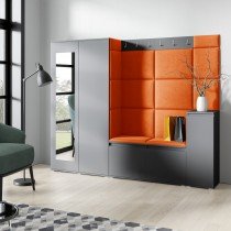 PKMebel - Komplet za hodnik Emi 27 - grafit