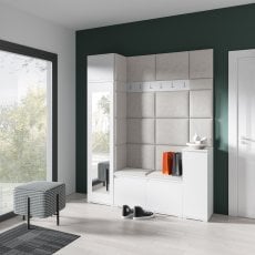 Komplet za hodnik Emi 29 - bela