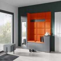 PKMebel - Komplet za hodnik Emi 29 - grafit