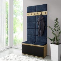 PKMebel - Komplet za hodnik Emi 1 - artisan hrast/črn