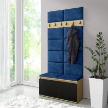 PKMebel - Komplet za hodnik Emi 1 - artisan hrast/črn