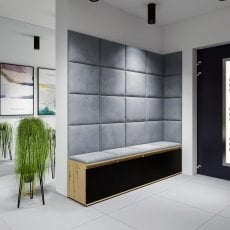 Komplet za hodnik Emi 3 - artisan hrast/črn