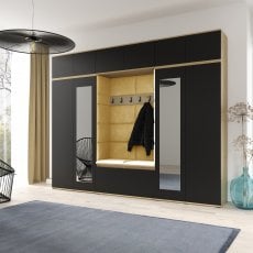 Komplet za hodnik Emi 17 - artisan hrast/črn