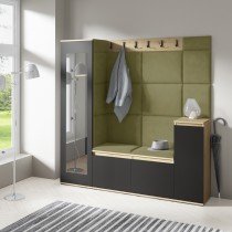 PKMebel - Komplet za hodnik Emi 28 - artisan hrast/črn