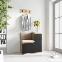 PKMebel - Komplet za hodnik Emi 30 - artisan hrast/črn