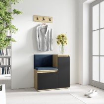 PKMebel - Komplet za hodnik Emi 30 - artisan hrast/črn