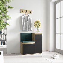 PKMebel - Komplet za hodnik Emi 30 - artisan hrast/črn
