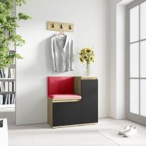 PKMebel - Komplet za hodnik Emi 30 - artisan hrast/črn