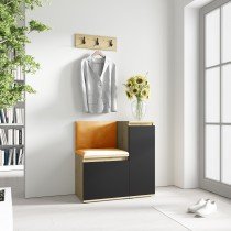 PKMebel - Komplet za hodnik Emi 30 - artisan hrast/črn