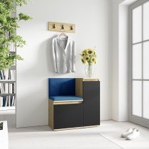 PKMebel - Komplet za hodnik Emi 30 - artisan hrast/črn