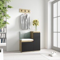 PKMebel - Komplet za hodnik Emi 30 - artisan hrast/črn