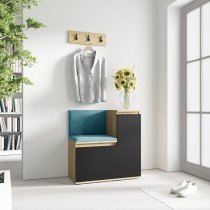 PKMebel - Komplet za hodnik Emi 30 - artisan hrast/črn
