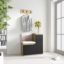 PKMebel - Komplet za hodnik Emi 30 - artisan hrast/črn