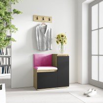 PKMebel - Komplet za hodnik Emi 30 - artisan hrast/črn