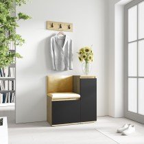 PKMebel - Komplet za hodnik Emi 30 - artisan hrast/črn