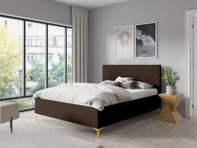 Sedežne garniture PKMebel - Postelja 29 slim - 160x200 cm z dvižnim lesenem mehanizemom