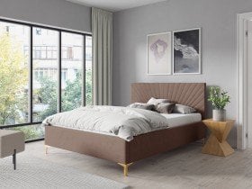 Sedežne garniture PKMebel - Postelja 29 slim - 160x200 cm z dvižnim lesenem mehanizemom
