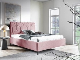 Sedežne garniture PKMebel - Postelja 35 slim - 180x200 cm z dvižnim kovinskim mehanizemom
