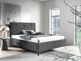 Sedežne garniture PKMebel - Postelja 35 slim - 180x200 cm z dvižnim kovinskim mehanizemom