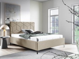 Sedežne garniture PKMebel - Postelja 35 slim - 180x200 cm z dvižnim kovinskim mehanizemom