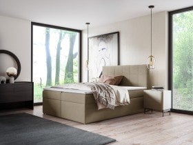 Sedežne garniture PKMebel - Boxspring postelja 78 - 90x200 cm