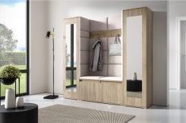 Komplet za hodnik Emi 31 z ogledalom - sonoma hrast