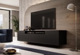 Viseča TV komoda Agnes - črna