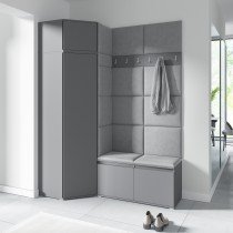 PKMebel - Komplet za hodnik Emi 37 - grafit