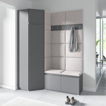 PKMebel - Komplet za hodnik Emi 37 - grafit