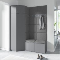 PKMebel - Komplet za hodnik Emi 37 - grafit