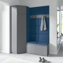 PKMebel - Komplet za hodnik Emi 37 - grafit