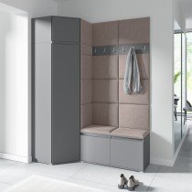 PKMebel - Komplet za hodnik Emi 37 - grafit