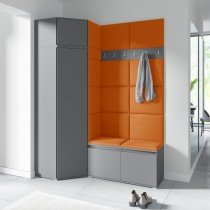 PKMebel - Komplet za hodnik Emi 37 - grafit