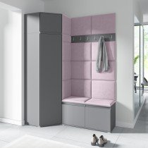 PKMebel - Komplet za hodnik Emi 37 - grafit