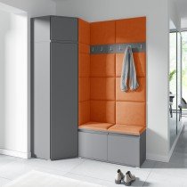 PKMebel - Komplet za hodnik Emi 37 - grafit