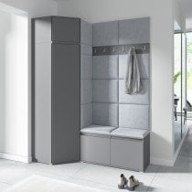 PKMebel - Komplet za hodnik Emi 37 - grafit