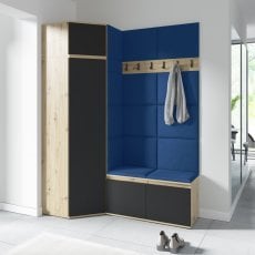 Komplet za hodnik Emi 37 - artisan hrast/črn