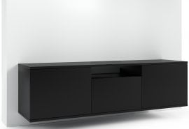 TV komoda Logan 150 cm - črna