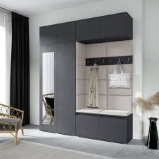 Komplet za hodnik Emi 16 - grafit - Trynity 01 - odprta embalaža